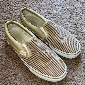 Vintage striped vans